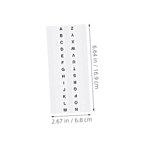 LOLIPPYY 20 Sätze Bunte Wasserdichte Index tabs A z Selbstklebende Alphabet etiketten Robuste Buchmarker für Schule Büro Dateien Farbige Seitenmarker zum Schnellen Kategorisieren und von LOLIPPYY