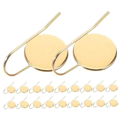 LOLIPPYY 20 Stück Bezel Trays für Cabochon Diy Schmuckherstellung Goldene Ohrhaken mit Innenmaß Vielseitige Bastelmaterialien LOLIPPYY 20 Stück Bezel Trays für Cabochon Diy Schmuckherstellung Goldene Ohrhaken mit Innenmaß Vielseitige Bastelmaterialien von LOLIPPYY