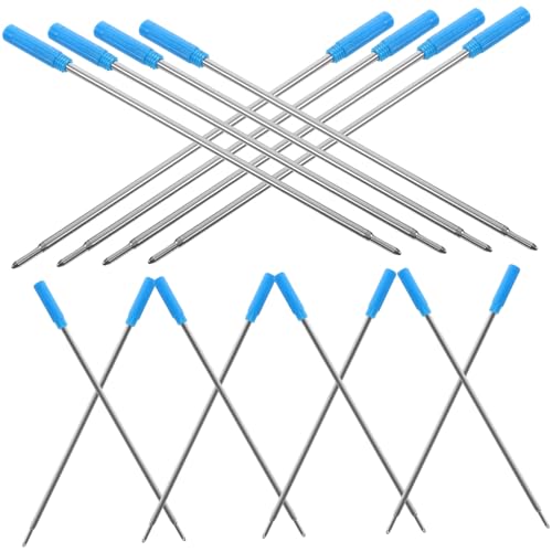 LOLIPPYY 20 Stück Blaue Gel Kugelschreiberminen Spitze Praktische Nachfüllbare Tintenminen für Schüler Glattes Schreiben Kompatibel mit Standard Kugelschreibern Büro und Schulbedarf LOLIPPYY 20 Stück Blaue Gel Kugelschreiberminen Spitze Praktische Nachfüllbare Tintenminen für Schüler Glattes Schreiben Kompatibel mit Standard Kugelschreibern Büro und Schulbedarf von LOLIPPYY