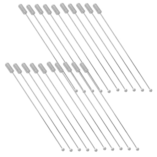 LOLIPPYY 20 Stück Corsage Pins mit Sicherheitskappe Lange Gerade Broschennadeln Kupferlegierung Strapazierfähige Metallbroschen für Kleidung Hüte Mäntel Taschen Schals DIY Schmuck LOLIPPYY 20 Stück Corsage Pins mit Sicherheitskappe Lange Gerade Broschennadeln Kupferlegierung Strapazierfähige Metallbroschen für Kleidung Hüte Mäntel Taschen Schals DIY Schmuck von LOLIPPYY