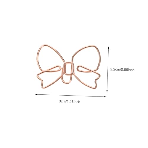 LOLIPPYY 20 Stück Dekorative Büroklammern Metall Paper Clips in Schleifenform Stabile Klammern mit Starker Haltekraft für Dokumente Briefe und Fotos Edles Roségold und Gold für Büro und LOLIPPYY 20 Stück Dekorative Büroklammern Metall Paper Clips in Schleifenform Stabile Klammern mit Starker Haltekraft für Dokumente Briefe und Fotos Edles Roségold und Gold für Büro und von LOLIPPYY