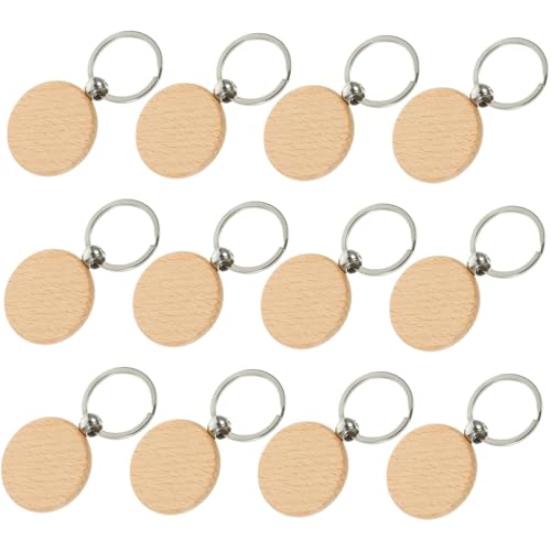 LOLIPPYY 20 Stück Holz Schlüsselanhänger Rohlinge aus Buchenholz Beschriftbar DIY Schlüsselring Anhänger zum Bemalen und Gravieren Blanko Holzschlüsselanhänger für Individuelle LOLIPPYY 20 Stück Holz Schlüsselanhänger Rohlinge aus Buchenholz Beschriftbar DIY Schlüsselring Anhänger zum Bemalen und Gravieren Blanko Holzschlüsselanhänger für Individuelle von LOLIPPYY