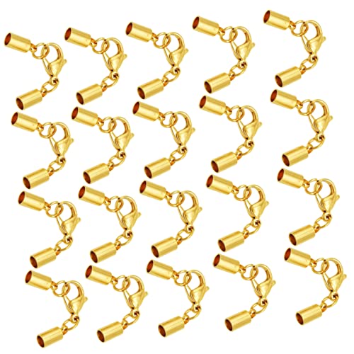LOLIPPYY 20 Stück Hummerschere Halskette Armbänder Schließe Kettenverschlüsse Und Verschlüsse Karabinerverschlüsse Für Die Schmuckherstellung Elastische Schnur Armband Haken Multi Golden LOLIPPYY 20 Stück Hummerschere Halskette Armbänder Schließe Kettenverschlüsse Und Verschlüsse Karabinerverschlüsse Für Die Schmuckherstellung Elastische Schnur Armband Haken Multi Golden von LOLIPPYY