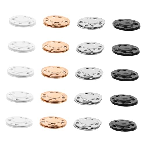LOLIPPYY 20 Stück Magnetische Druckknöpfe zum Annähen Unsichtbare Metall-snap-buttons für Kleidung Vorhänge Mäntel Taschen Vielseitige DIY Nähverschlüsse Langlebig und Einfach zu Befestigen LOLIPPYY 20 Stück Magnetische Druckknöpfe zum Annähen Unsichtbare Metall-snap-buttons für Kleidung Vorhänge Mäntel Taschen Vielseitige DIY Nähverschlüsse Langlebig und Einfach zu Befestigen von LOLIPPYY
