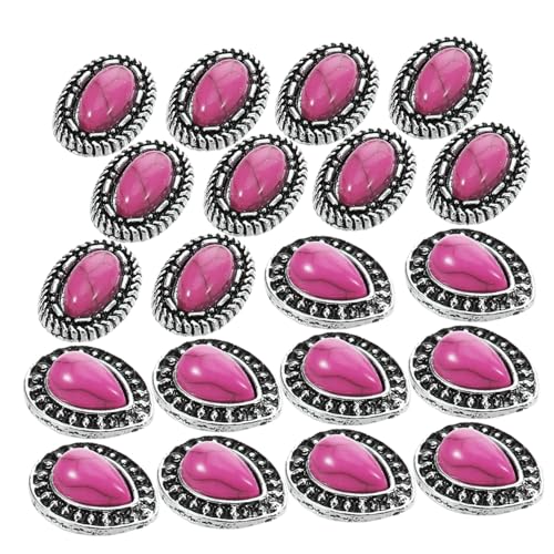 LOLIPPYY 20 Stück Maniküre Diamant Nagelanhänger Für Künstliche Nägel Maniküre-ornamente Nagelversorgung Nagelschmuck Einzigartige Nagelcharme Retro-nail-art-anhänger Rosa Legierung von LOLIPPYY