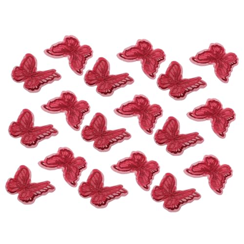 LOLIPPYY 20 Stück Schmetterlings-spitzenflicken: Aufnäher Für Dekorative Stickerei-applikationen Für Hochzeit, Braut, Kleid, Kleidung, Jeans, Mütze, Rucksäcke, Hosen, Ornamente von LOLIPPYY