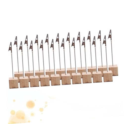 LOLIPPYY 20 Stück Teiliges Holz Foto Tischkartenhalter mit Stabilem Würfelständer Kreative Namenskarten Memo clips für Hochzeit Party Büro und Dekoration LOLIPPYY 20 Stück Teiliges Holz Foto Tischkartenhalter mit Stabilem Würfelständer Kreative Namenskarten Memo clips für Hochzeit Party Büro und Dekoration von LOLIPPYY