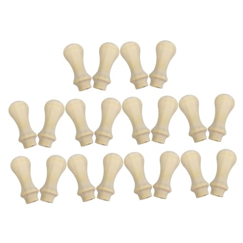 LOLIPPYY 20 Stück Teiliges Holzstempelgriffe Ersatzteile Ergonomisch Geformte Wachssiegel Stempelgriffe aus Holz Praktisch Leicht zu Wechseln Passend für DIY Siegelstempel Anwendungen LOLIPPYY 20 Stück Teiliges Holzstempelgriffe Ersatzteile Ergonomisch Geformte Wachssiegel Stempelgriffe aus Holz Praktisch Leicht zu Wechseln Passend für DIY Siegelstempel Anwendungen von LOLIPPYY