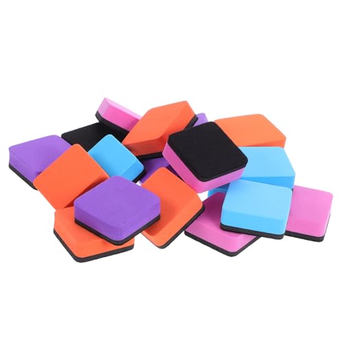 LOLIPPYY 20 Stück Teiliges Magnetisches Whiteboard-erasers Eva-filz Wiederverwendbare Quadratische Tafelreiniger für Schule Büro Gruppe Inklusive Vielseitiger Whiteboard LOLIPPYY 20 Stück Teiliges Magnetisches Whiteboard-erasers Eva-filz Wiederverwendbare Quadratische Tafelreiniger für Schule Büro Gruppe Inklusive Vielseitiger Whiteboard von LOLIPPYY
