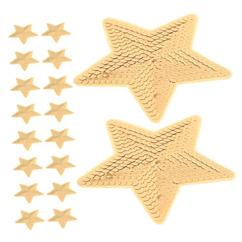 LOLIPPYY 20 Stück Teiliges Pailletten Stern Bügelbilder Langlebige Glitzernde Fünfzackige Applikationen zum Aufbügeln für Kleidung Taschen Hüte Vielseitige Diy Mode Accessoires zur LOLIPPYY 20 Stück Teiliges Pailletten Stern Bügelbilder Langlebige Glitzernde Fünfzackige Applikationen zum Aufbügeln für Kleidung Taschen Hüte Vielseitige Diy Mode Accessoires zur von LOLIPPYY