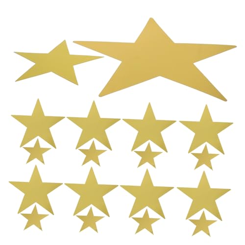 LOLIPPYY 20 Stück Teiliges Papiersterne Deko Goldene Fünfzackige Sterne und Party Wand Fenster Tisch Dekoration Fotorequisite Vielseitig Beschreibbar für Feier Feierlichkeiten LOLIPPYY 20 Stück Teiliges Papiersterne Deko Goldene Fünfzackige Sterne und Party Wand Fenster Tisch Dekoration Fotorequisite Vielseitig Beschreibbar für Feier Feierlichkeiten von LOLIPPYY