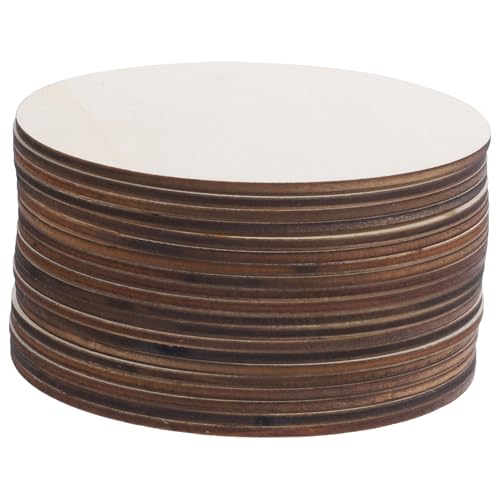 LOLIPPYY 20 Stück Teiliges Runde Holzausschnitte DIY Bastelholzplatten zum Bemalen Holzblöcke für Kreative Handwerksprojekte Familienaktivitäten Holzscheiben zum Dekorieren LOLIPPYY 20 Stück Teiliges Runde Holzausschnitte DIY Bastelholzplatten zum Bemalen Holzblöcke für Kreative Handwerksprojekte Familienaktivitäten Holzscheiben zum Dekorieren von LOLIPPYY