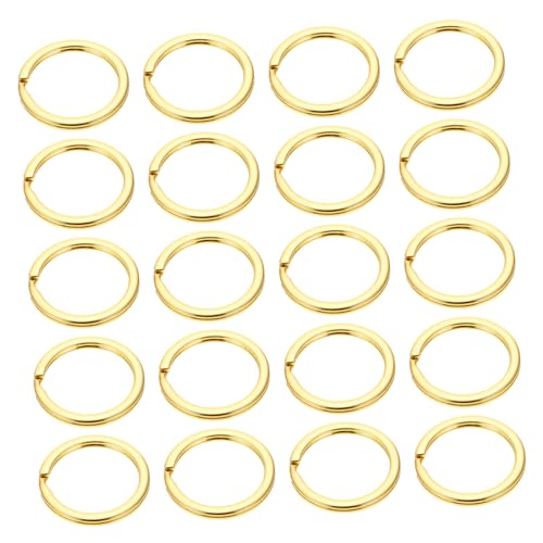 LOLIPPYY 20 Stück Teiliges Tragbare Flache Metall schlüsselringe Poliert DIY Schlüsselanhänger Ringe für Schmuckherstellung und Sichere Aufbewahrung Kleiner Gegenstände LOLIPPYY 20 Stück Teiliges Tragbare Flache Metall schlüsselringe Poliert DIY Schlüsselanhänger Ringe für Schmuckherstellung und Sichere Aufbewahrung Kleiner Gegenstände von LOLIPPYY