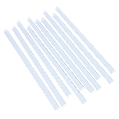 LOLIPPYY 20 Stück Teiliges Transparente Slide Binder Kunststoff Clips Lang Breit Starke Klemmkraft Zeitsparend für Buchbindung und Dokumentenorganisation im Büro und Zuhause von LOLIPPYY