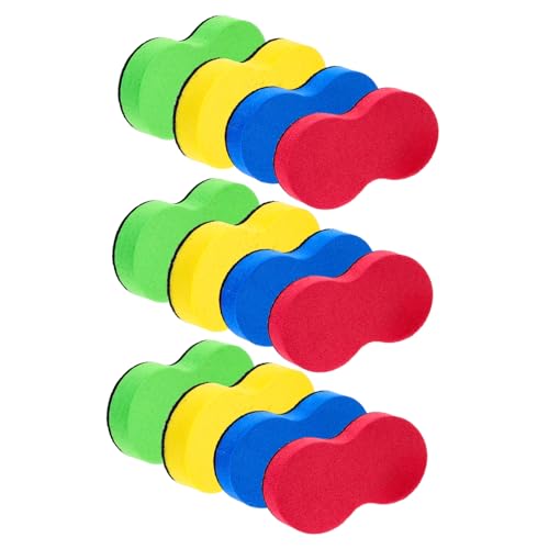 LOLIPPYY 20 Stück Teiliges Whiteboard Radiergummi Kleine Leichte EVA Schwämme Wiederverwendbar Tragbar Abwischbar Praktische Whiteboard Eraser für Büro Schule Zuhause Farben Gemischt LOLIPPYY 20 Stück Teiliges Whiteboard Radiergummi Kleine Leichte EVA Schwämme Wiederverwendbar Tragbar Abwischbar Praktische Whiteboard Eraser für Büro Schule Zuhause Farben Gemischt von LOLIPPYY
