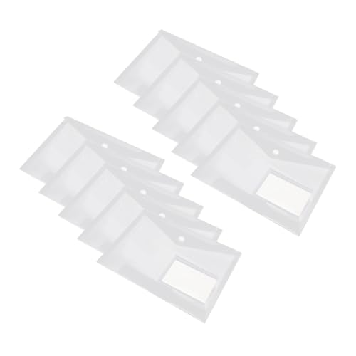 LOLIPPYY 20 Stück Transparente Dokumententaschen mit Druckknopfverschluss Leichter Pp ordner mit Visitenkartenschlitz Vielseitiger Aufbewahrungsbeutel für Büro Schule und Zuhause LOLIPPYY 20 Stück Transparente Dokumententaschen mit Druckknopfverschluss Leichter Pp ordner mit Visitenkartenschlitz Vielseitiger Aufbewahrungsbeutel für Büro Schule und Zuhause von LOLIPPYY