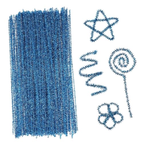 LOLIPPYY 200 Stück DIY Glitter Hellblau Flexible Pfeifenreiniger zum Basteln Kinderfreundliche Glitter Stiele für Weihnachtsdeko Party Favors und Kreative DIY Handwerksprojekte LOLIPPYY 200 Stück DIY Glitter Hellblau Flexible Pfeifenreiniger zum Basteln Kinderfreundliche Glitter Stiele für Weihnachtsdeko Party Favors und Kreative DIY Handwerksprojekte von LOLIPPYY