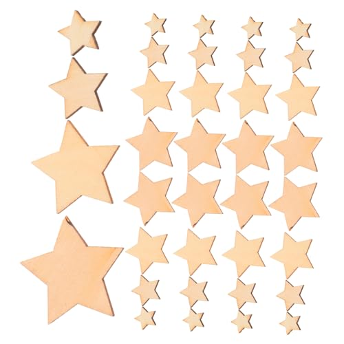 LOLIPPYY 200 Stück DIY Natürliche Holzsterne Mix Unvollendete Holzverzierungen für Bastelprojekte Hochzeit Party Dekoration LOLIPPYY 200 Stück DIY Natürliche Holzsterne Mix Unvollendete Holzverzierungen für Bastelprojekte Hochzeit Party Dekoration von LOLIPPYY