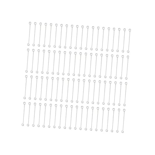 LOLIPPYY 200 Stück DIY Ohrring Zubehör Verbindungselemente für Schmuckherstellung Silber Hochwertige Bastelmaterialien für Gestalten von Ohrringen von LOLIPPYY