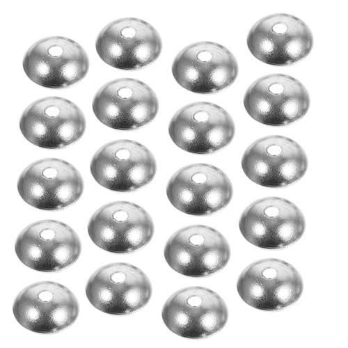 LOLIPPYY 200 Stück Edelstahl Perlenkappen Halbmondförmige Bead Caps Spacer für DIY Schmuckherstellung Armbänder Halsketten Basteln Zubehör von LOLIPPYY