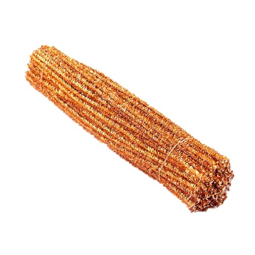 LOLIPPYY 200 Stück Glitzer Pfeifenreiniger Biegsam Bunt DIY Bastelstäbe für Kreative Handwerksprojekte Partydekoration Weihnachten Orange LOLIPPYY 200 Stück Glitzer Pfeifenreiniger Biegsam Bunt DIY Bastelstäbe für Kreative Handwerksprojekte Partydekoration Weihnachten Orange von LOLIPPYY