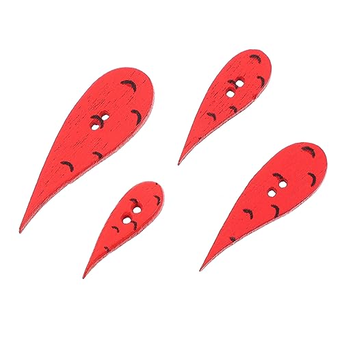 LOLIPPYY 200 Stück Holzknöpfe in Karottenform Glatte Kanten Rot für DIY Basteln Nähen Strickjacken Kleidung Puppen Hüte Taschen Vielseitige Handwerksknöpfe LOLIPPYY 200 Stück Holzknöpfe in Karottenform Glatte Kanten Rot für DIY Basteln Nähen Strickjacken Kleidung Puppen Hüte Taschen Vielseitige Handwerksknöpfe von LOLIPPYY