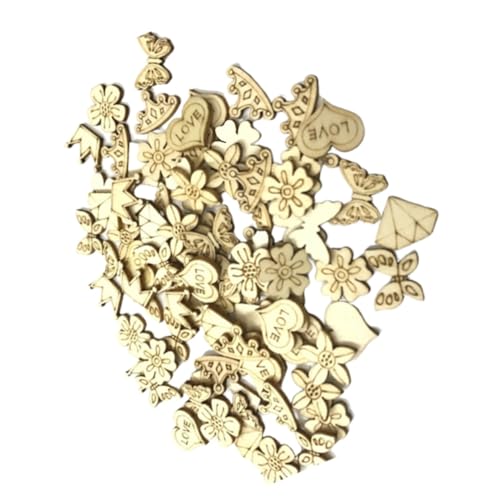 LOLIPPYY 200 Stück Holzscheiben Mix Kronen Blüten Herzen Holz deko DIY Bastelmaterial Naturholz für Kreative Handarbeiten Basteln Party Tischdekoration LOLIPPYY 200 Stück Holzscheiben Mix Kronen Blüten Herzen Holz deko DIY Bastelmaterial Naturholz für Kreative Handarbeiten Basteln Party Tischdekoration von LOLIPPYY