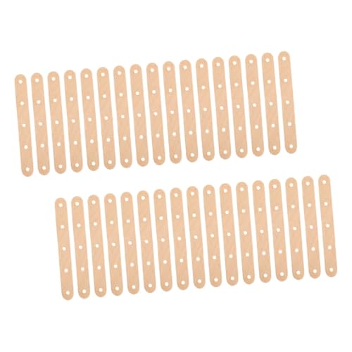 LOLIPPYY 200 Stück Holzstäbchen mit Löchern Unbemalt Leichte Bastelsticks für DIY Handwerksprojekte Vorgebohrt für Einfache Montage für Modellbau und Kreative Bastelarbeiten LOLIPPYY 200 Stück Holzstäbchen mit Löchern Unbemalt Leichte Bastelsticks für DIY Handwerksprojekte Vorgebohrt für Einfache Montage für Modellbau und Kreative Bastelarbeiten von LOLIPPYY