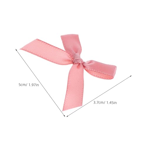 LOLIPPYY 200 Stück Kleine Satinband Schleifen Handgebunden für DIY Bastelprojekte Partydekoration Hochzeit Geschenkverpackung Kreative Schmuckakzente von LOLIPPYY