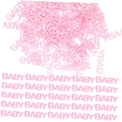 LOLIPPYY 200 Stück Konfetti Zur Taufe Fest Bunt Pastell Gänseblümchen Aufdecken Blau Geburtstag Erste Dekorationen Oh Füllstoffe Mädchen Mini Tun Streuen Party Junge Rosa Plastik von LOLIPPYY
