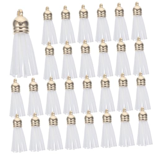 LOLIPPYY 200 Stück Mini Quasten aus Kunstleder Weiß Bunte Anhänger für Schlüsselanhänger Taschen Armbänder Vielseitige DIY Bastel-Accessoires Modische Troddeln für Schmuckgestaltung LOLIPPYY 200 Stück Mini Quasten aus Kunstleder Weiß Bunte Anhänger für Schlüsselanhänger Taschen Armbänder Vielseitige DIY Bastel-Accessoires Modische Troddeln für Schmuckgestaltung von LOLIPPYY