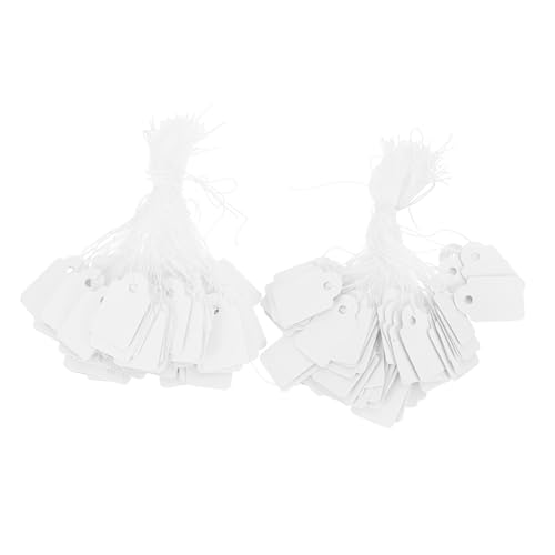 LOLIPPYY 200 Stück Papier preisschilder mit Faden Beschreibbare Schmuck preisetiketten Langlebige Preisschild aufkleber für Laden Einzelhandel und Warenkennzeichnung LOLIPPYY 200 Stück Papier preisschilder mit Faden Beschreibbare Schmuck preisetiketten Langlebige Preisschild aufkleber für Laden Einzelhandel und Warenkennzeichnung von LOLIPPYY