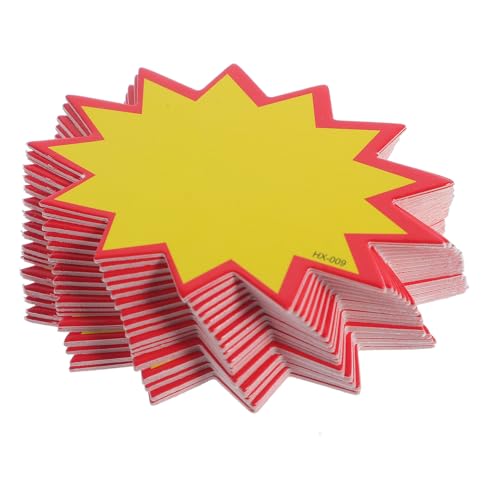 LOLIPPYY 200 Stück Preisetiketten Wiederbeschreibbare Papier schilder für Einzelhandel Supermarkt Fundraising Robuste Aufkleber zum Beschriften für Sonderangebote von LOLIPPYY