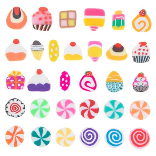 LOLIPPYY 200 Stück Teiliges Polymer Clay Beads Bunte Obst Spacer Perlen für DIY Schmuckherstellung Armbänder Halsketten Bastelperlen zum Auffädeln und Dekorieren LOLIPPYY 200 Stück Teiliges Polymer Clay Beads Bunte Obst Spacer Perlen für DIY Schmuckherstellung Armbänder Halsketten Bastelperlen zum Auffädeln und Dekorieren von LOLIPPYY