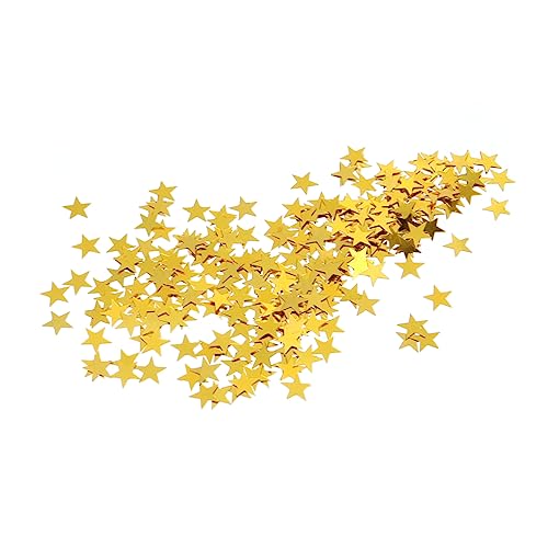 LOLIPPYY 2000 Stück Pailletten Pentagram Confetti Kernstück Fiesta Mini Künstlich Ornament Aufdecken Stern Funkeln Konfetti Aus Folie Hochzeit Abs Geburtstag Für Den Tisch Golden von LOLIPPYY