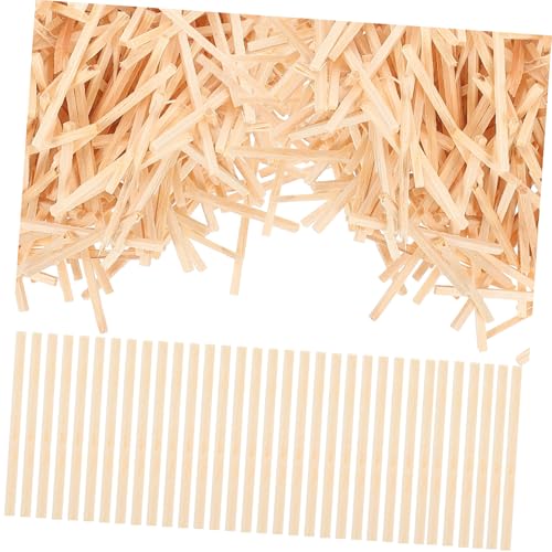 LOLIPPYY 2000Stücke DIY Holzhandwerksstöcke Handgefertigtes Material für Bastelprojekte Abgerundete Kanten für Sichere Nutzung und Erwachsene zum Basteln von LOLIPPYY