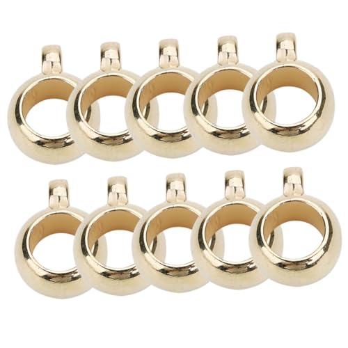 LOLIPPYY 200Stücke DIY Großlochperlen für Schmuckherstellung Ccb Abstandshalterperlen mit Hängendem für Armbänder und Lochdurchmesser Leicht von LOLIPPYY