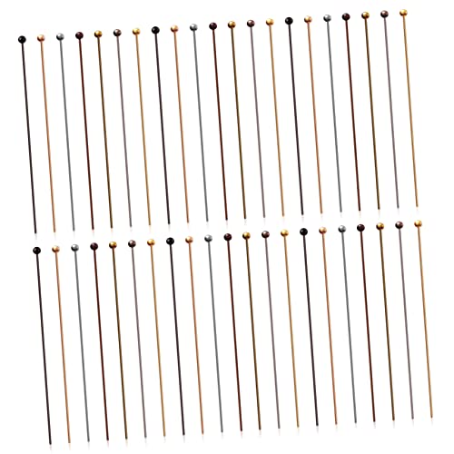 LOLIPPYY 200Stücke Kugelkopfnadeln für Schmuckherstellung Biegeringe und Perlen für Ohrringe Armbänder DIY Schmuckzubehör LOLIPPYY 200Stücke Kugelkopfnadeln für Schmuckherstellung Biegeringe und Perlen für Ohrringe Armbänder DIY Schmuckzubehör von LOLIPPYY