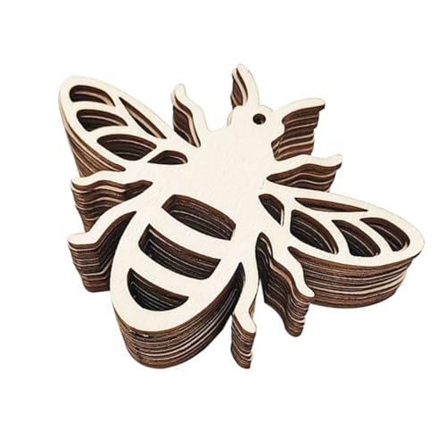 LOLIPPYY 20Stücke Holzscheiben Anhänger mit Bienenmotiv Dekoration für Bastelarbeiten Natürliche Holzscheiben für Heim und Themen Langlebiges Material für Vielseitige LOLIPPYY 20Stücke Holzscheiben Anhänger mit Bienenmotiv Dekoration für Bastelarbeiten Natürliche Holzscheiben für Heim und Themen Langlebiges Material für Vielseitige von LOLIPPYY
