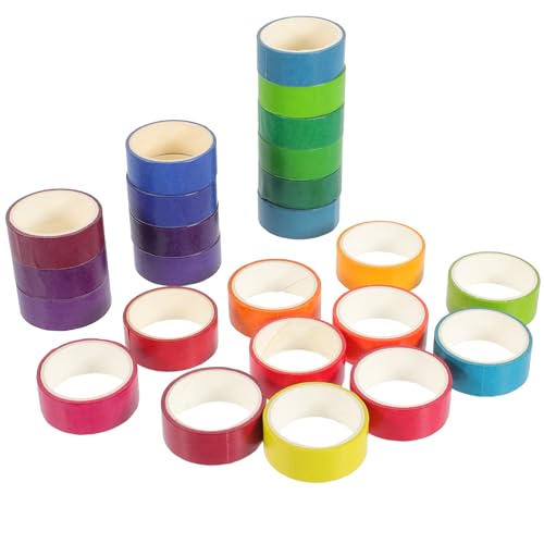 LOLIPPYY 24 Rollen Bunte Washi Tapes Selbstklebendes Dekoratives Klebeband für Scrapbooking Geschenkverpackung DIY Bastelprojekte Leicht Ablösbar ohne Rückstände Vielseitig Verwendbar LOLIPPYY 24 Rollen Bunte Washi Tapes Selbstklebendes Dekoratives Klebeband für Scrapbooking Geschenkverpackung DIY Bastelprojekte Leicht Ablösbar ohne Rückstände Vielseitig Verwendbar von LOLIPPYY