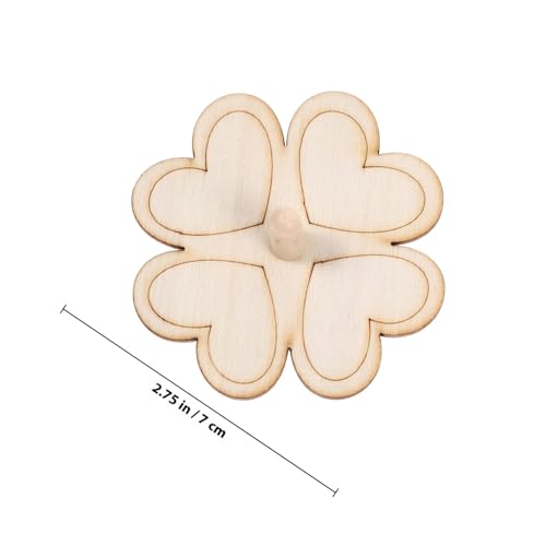 LOLIPPYY 24 Stck Teiliges DIY Holzkreisel Unvollendete Kreative Gyroskope in Verschiedenen Formen Bemalbare Holzkreisel für Sicherer Glatter Kreativspaß für Kindergarten und Zuhause von LOLIPPYY