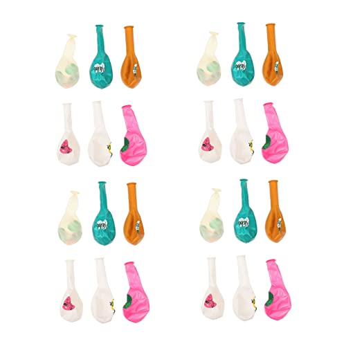 LOLIPPYY 24 Stück Kaktus Ballon hawaii luftballons sommerdeko flamingo ballon photo backdrops Flamingo Luftballons Dekorationen mehrfarbig Partyballons Luftballons im Hawaii-Stil Emulsion von LOLIPPYY