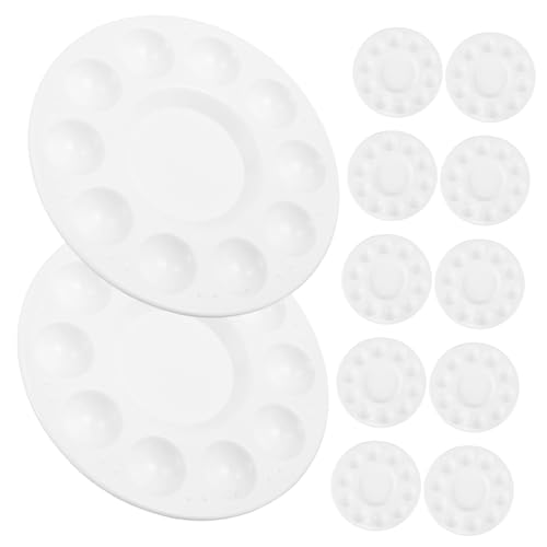 LOLIPPYY 24 Stück Runde Teilig Palette mit Farbnäpfen Kunststoff Mischpalette für Acryl Öl Wasserfarben Tragbar Kompakt Vielseitig für DIY Kunst Basteln Studio und Outdoor Malen LOLIPPYY 24 Stück Runde Teilig Palette mit Farbnäpfen Kunststoff Mischpalette für Acryl Öl Wasserfarben Tragbar Kompakt Vielseitig für DIY Kunst Basteln Studio und Outdoor Malen von LOLIPPYY