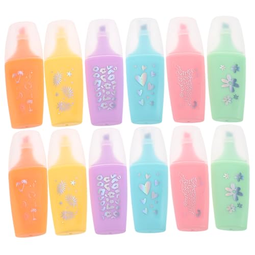 LOLIPPYY 24 Stück Teiliges Mini Textmarker Bunte Kleine Marker Stifte Praktische Schulmarkierstifte in Farben Handliche Schreibwaren für Büro Schule und Alltag Lebendige Farben LOLIPPYY 24 Stück Teiliges Mini Textmarker Bunte Kleine Marker Stifte Praktische Schulmarkierstifte in Farben Handliche Schreibwaren für Büro Schule und Alltag Lebendige Farben von LOLIPPYY