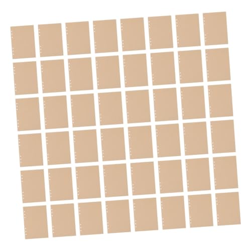 LOLIPPYY 240 Stück Nachfüllpapier Blanko Loose Leaf Refill Ringbuch Ersatzseiten Kraftpapier für Notizbuch Planer Schule Büro Schreibpapier von LOLIPPYY
