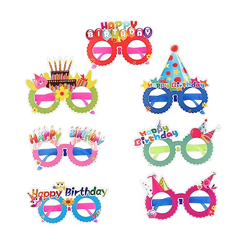 LOLIPPYY 24Stücke Papierbrillenrahmen für Kindergeburtstag Lustige Partybrillen für Kreative Dekoration Foto Requisiten und Gastgeschenke Vielfältige Designs für Unvergessliche LOLIPPYY 24Stücke Papierbrillenrahmen für Kindergeburtstag Lustige Partybrillen für Kreative Dekoration Foto Requisiten und Gastgeschenke Vielfältige Designs für Unvergessliche von LOLIPPYY