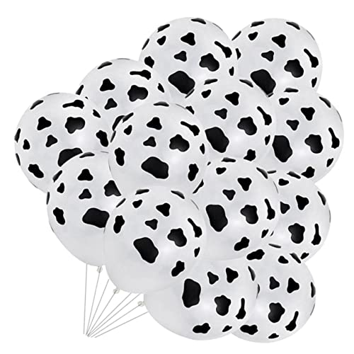 LOLIPPYY 25 Stück Kühe Bedruckte Luftballons Luftballons Mit Kuhaufdruck Cowgirl-dekorationen Aufblasbares Kostüm Bauernhof-geburtstagsdekorationen Ballongirlande Federnd Emulsion LOLIPPYY 25 Stück Kühe Bedruckte Luftballons Luftballons Mit Kuhaufdruck Cowgirl-dekorationen Aufblasbares Kostüm Bauernhof-geburtstagsdekorationen Ballongirlande Federnd Emulsion von LOLIPPYY