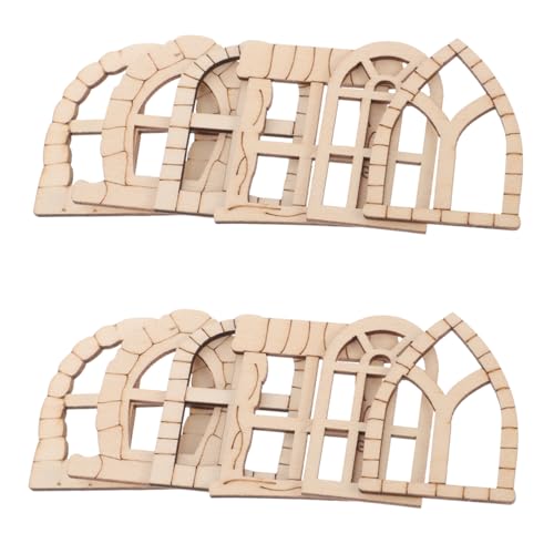 LOLIPPYY 25 Stück Teiliges Set Unbehandelte Miniatur Holzfenster und Türen für DIY Puppenhaus Gartenornamente Vielseitig für Kreative Bastelprojekte und Außenbereiche Geeignet LOLIPPYY 25 Stück Teiliges Set Unbehandelte Miniatur Holzfenster und Türen für DIY Puppenhaus Gartenornamente Vielseitig für Kreative Bastelprojekte und Außenbereiche Geeignet von LOLIPPYY
