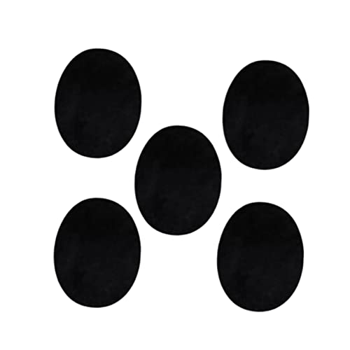 LOLIPPYY 25 Stück Wildlederstoff Oval Patches zum Aufbügeln Selbstklebende Flicken für Pullover Jeans Shirts DIY Applikationen Textil Aufkleber für Kreative Kleidungsgestaltung von LOLIPPYY