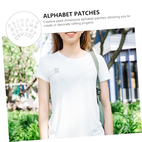 LOLIPPYY 26 Stück Teiliges Buchstaben Patches zum Aufbügeln Bestickte Alphabet Applikationen mit Strass und Perlen Langlebige Textilaufnäher für Kleidung Taschen DIY Verzierung Modische LOLIPPYY 26 Stück Teiliges Buchstaben Patches zum Aufbügeln Bestickte Alphabet Applikationen mit Strass und Perlen Langlebige Textilaufnäher für Kleidung Taschen DIY Verzierung Modische von LOLIPPYY
